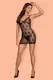 Сорочка Obsessive Jennifairy chemise, Чёрный, L/XL