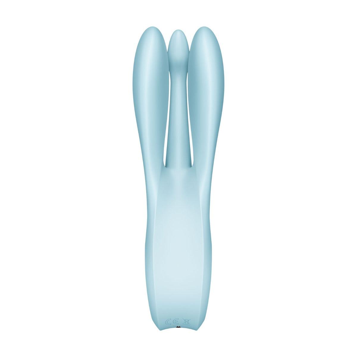 Вибростимулятор Satisfyer Threesome 1 для клитора и сосков, голубой