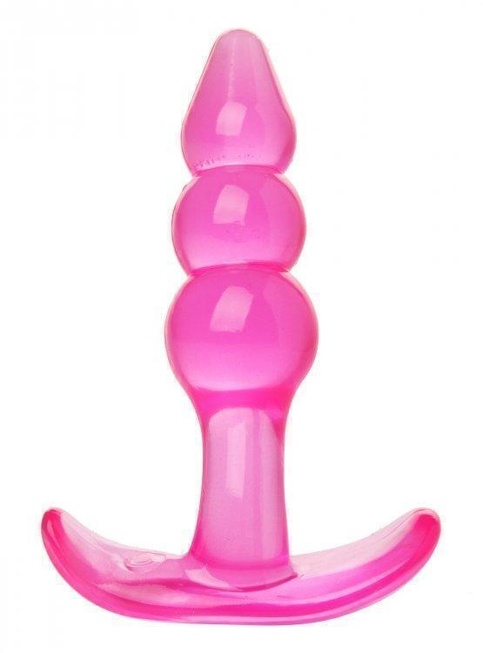фото Анальная пробка XR Brands Trinity Vibes Bubbles Bumpy Starter, розовый