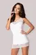 Сорочка Obsessive Miamor chemise White, Белый, L/XL