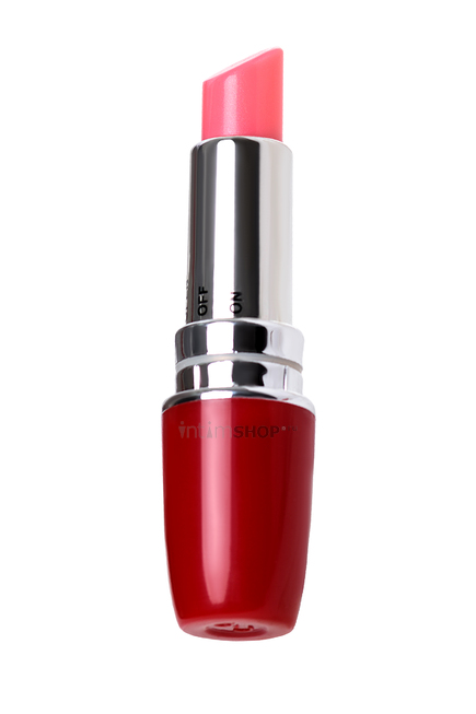 Вибропуля в виде помады Toyfa A-Toys Lipstick, красная - фото 3