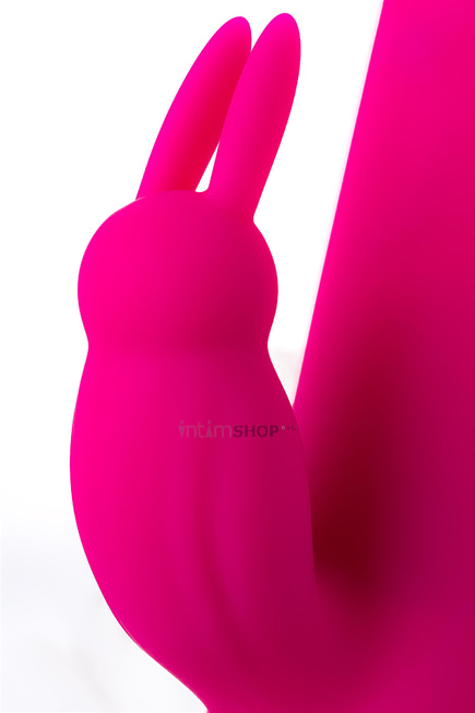 Вибратор с клиторальным стимулятором JOS BALLE, с движущимися шариками, розовый, 23 см - фото 10