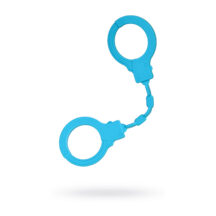 Силиконовые наручники A-Toys by Toyfа, силикон, голубые, 33 см