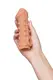 Насадка на член Kokos Cock Sleeve 010 M с подхватом мошонки, телесная