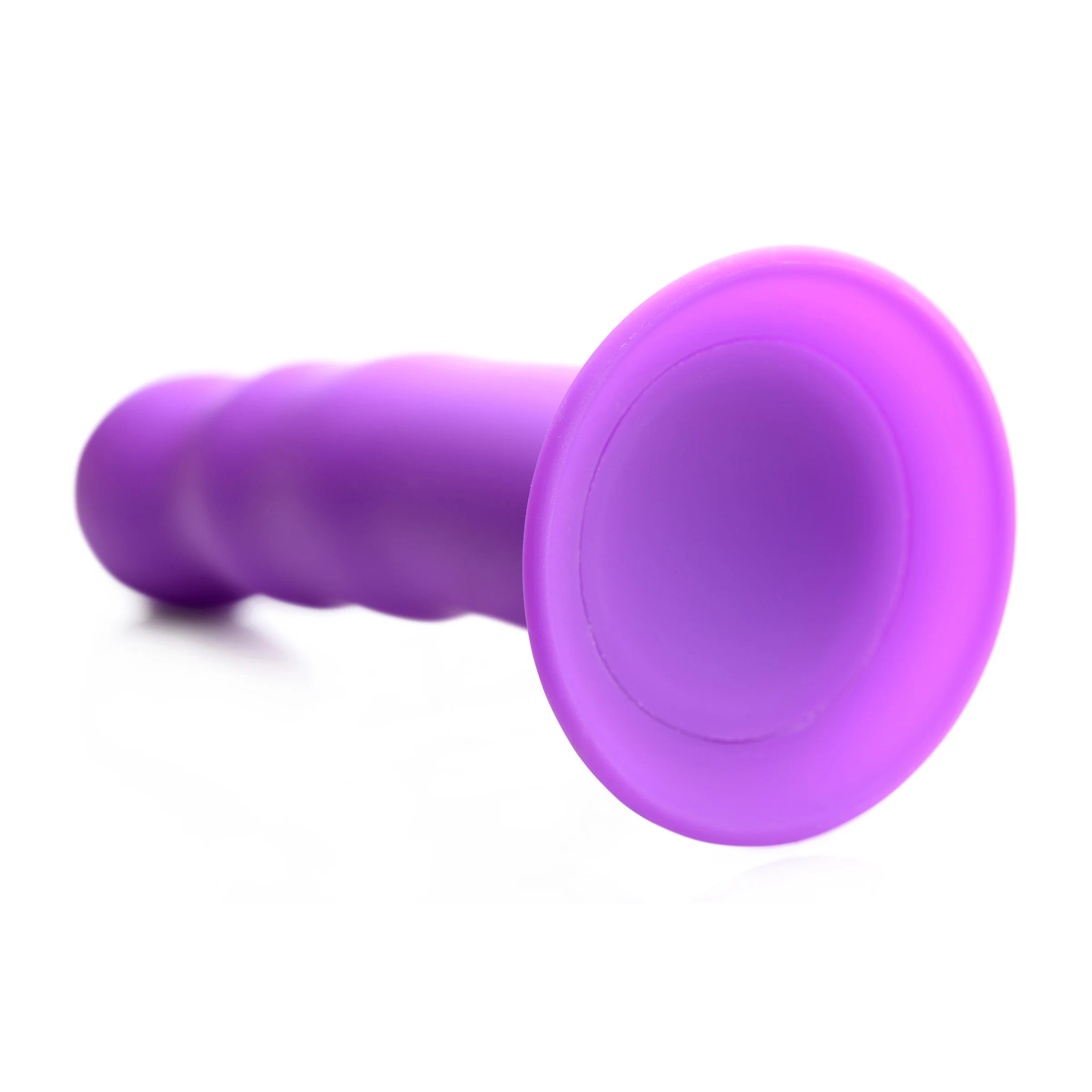 Мягкий фаллоимитатор XR Brands Squeeze-It Wavy 18.3 см, фиолетовый