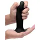 Мягкий фаллоимитатор XR Brands Squeeze-It 17.2 см, чёрный