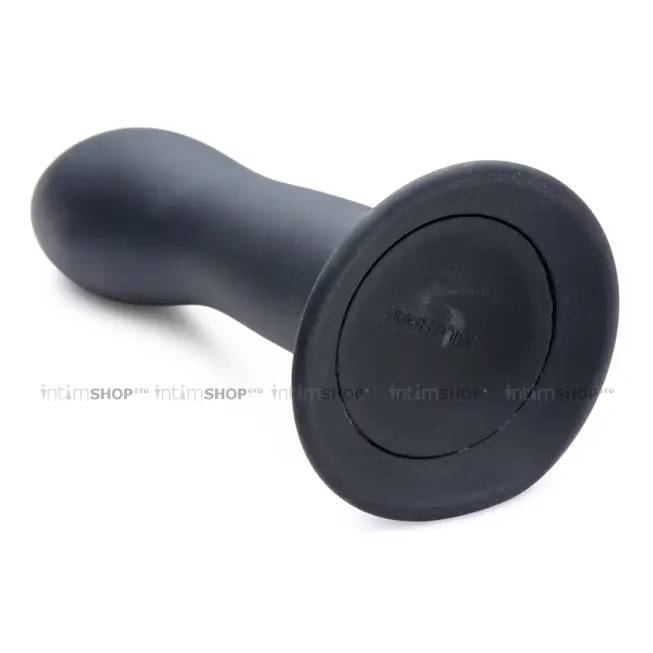 Мягкий фаллоимитатор XR Brands Squeeze-It Slender 13.5 см, чёрный - фото 6