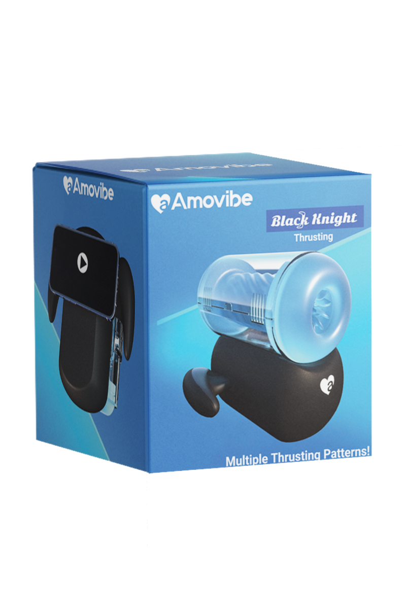 Фрикционный мастурбатор Amovibe Black Knight, чёрный