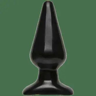 Анальная пробка Doc Johnson Smooth Classic L, чёрная