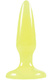 Анальная пробка NS Novelties Firefly Pleasure Plug Mini светящаяся в темноте, желтая