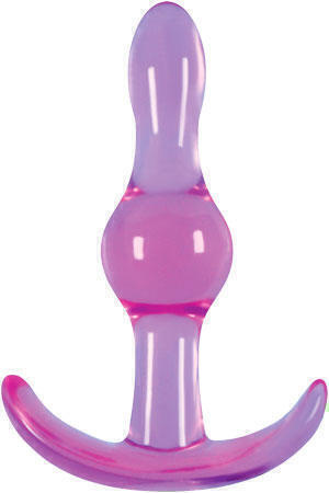 Анальная пробка NS Novelties Jelly Rancher Wave T Plug гладкая, фиолетовая