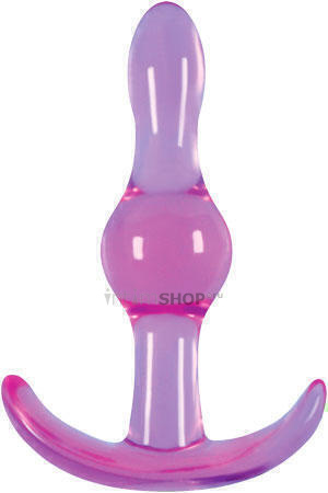 

Анальная пробка NS Novelties Jelly Rancher Wave T Plug гладкая, фиолетовая