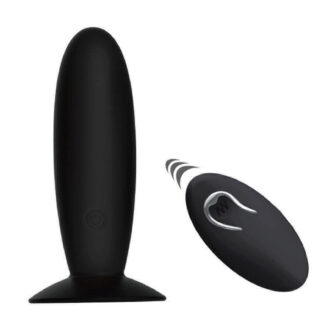 Анальная пробка с вибрацией и пультом ДУ Pretty Love Remonte Control Vibrating Plug, черный