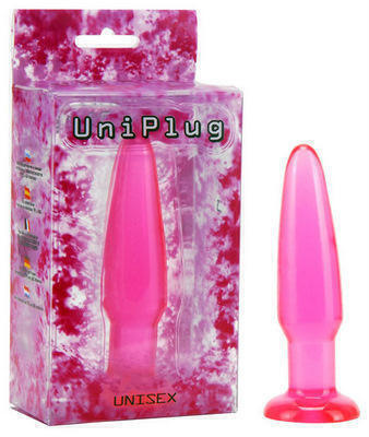 Анальная пробка Seven Creations UniSex UniPlug, розовая