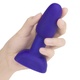 Анальная римминг-пробка b-Vibe Rimming Petite с пультом ДУ, фиолетовая