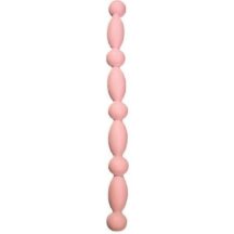 Анальные шарики на жесткой сцепке Toy Joy Bottom Beads, розовые