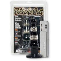 Анальный стимулятор массажер Unisex Black Cat, черный