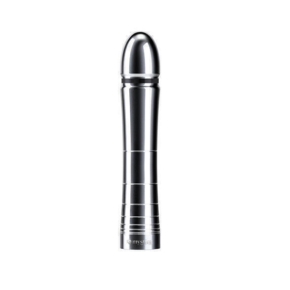 Миостимулятор Mystim Glossy Glen Dildo, серебристый