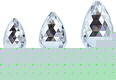 Анальная пробка Kanikule Small, серебристая с бесцветным кристаллом