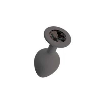 Анальная пробка Le Frivole Core Gamma S, графитовая с графитовым кристаллом