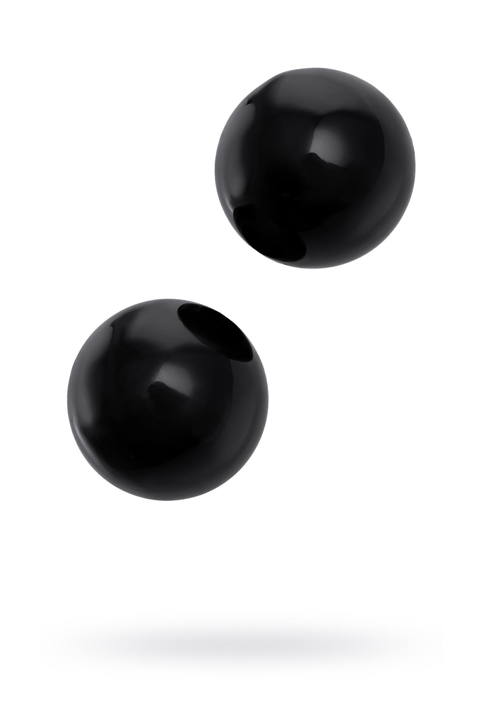 Вагинальные шарики Sexus Glass, чёрные