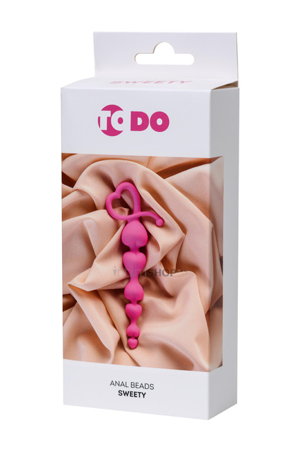 Анальная цепочка Toyfa ToDo Sweety, ярко-розовый - фото 2