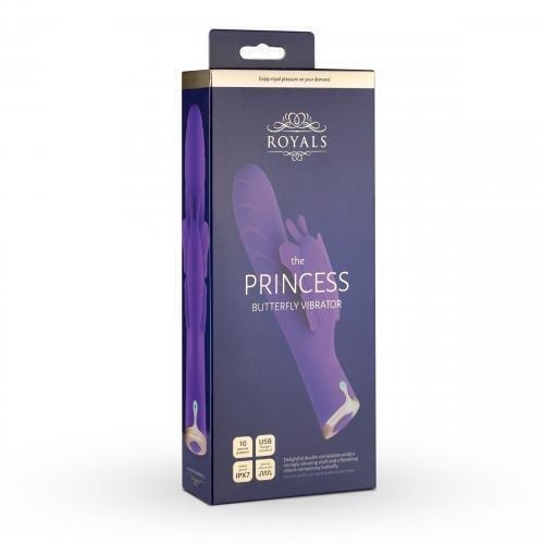 Вибратор-кролик Royals The Princess Butterfly, фиолетовый от IntimShop