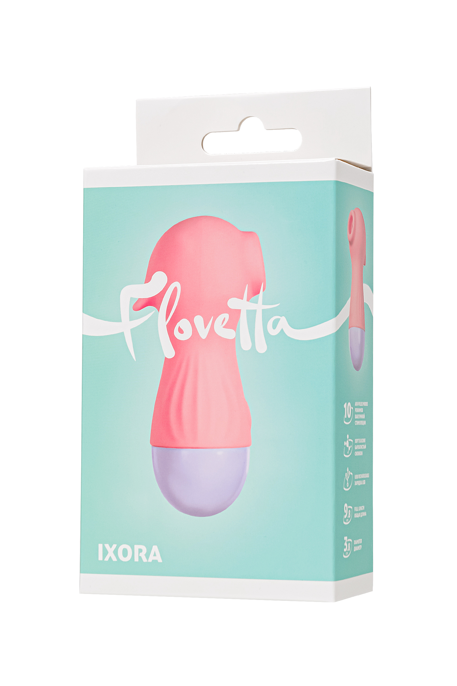 Вакуумный стимулятор клитора Toyfa Flovetta Ixora, розовый