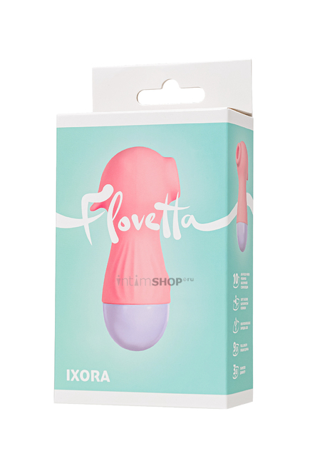 Вакуумно-волновой стимулятор клитора Toyfa Flovetta Ixora, розовый - фото 2