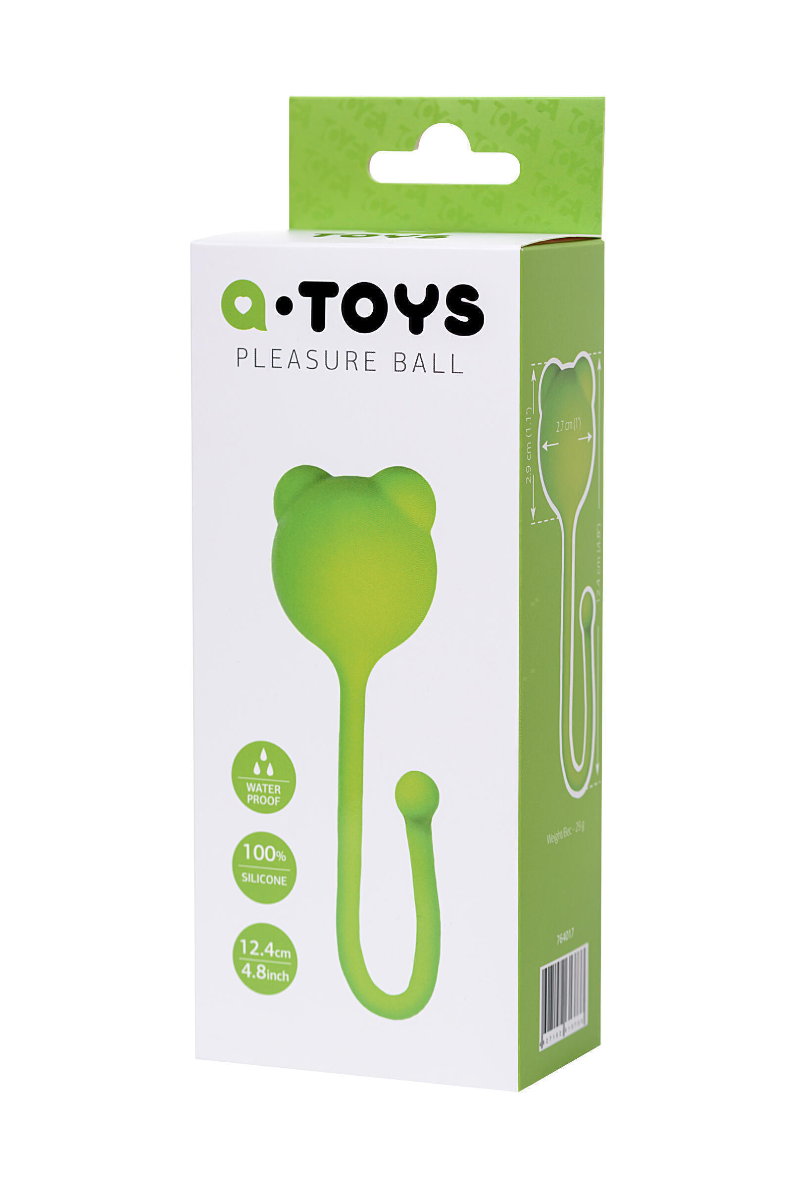 Вагинальный шарик Toyfa A-Toys, зеленый