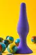 Анальная пробка Toyfa A-Toys 12,5 см, фиолетовый