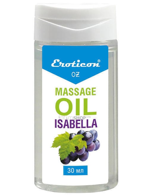 фото Массажное масло Isabella Eroticon с ароматом винограда , 30 мл