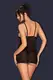 Сорочка Obsessive Lucita chemise, Чёрный, L/XL