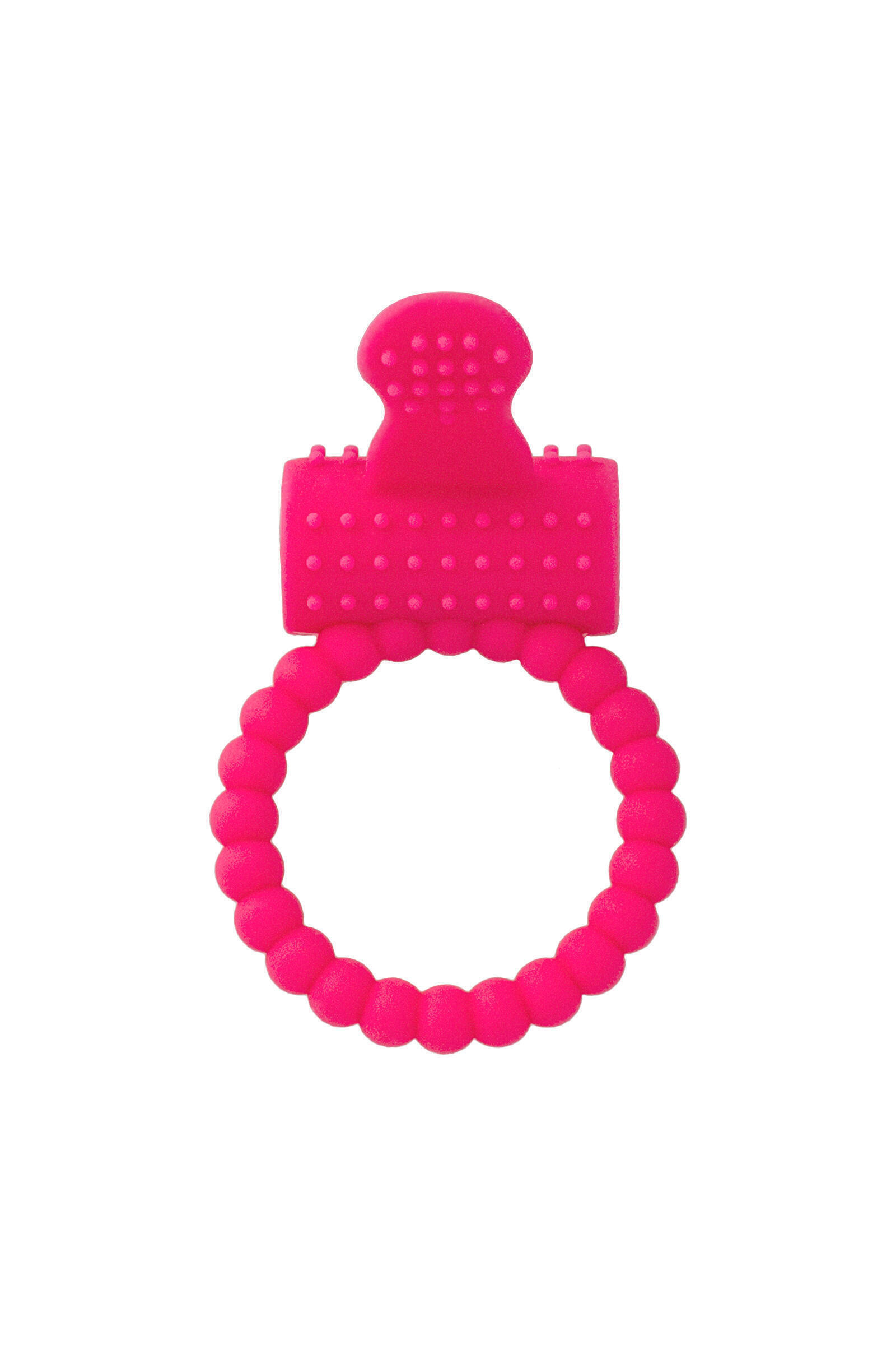 Виброкольцо Toyfa A-Toys с шипиками, розовое