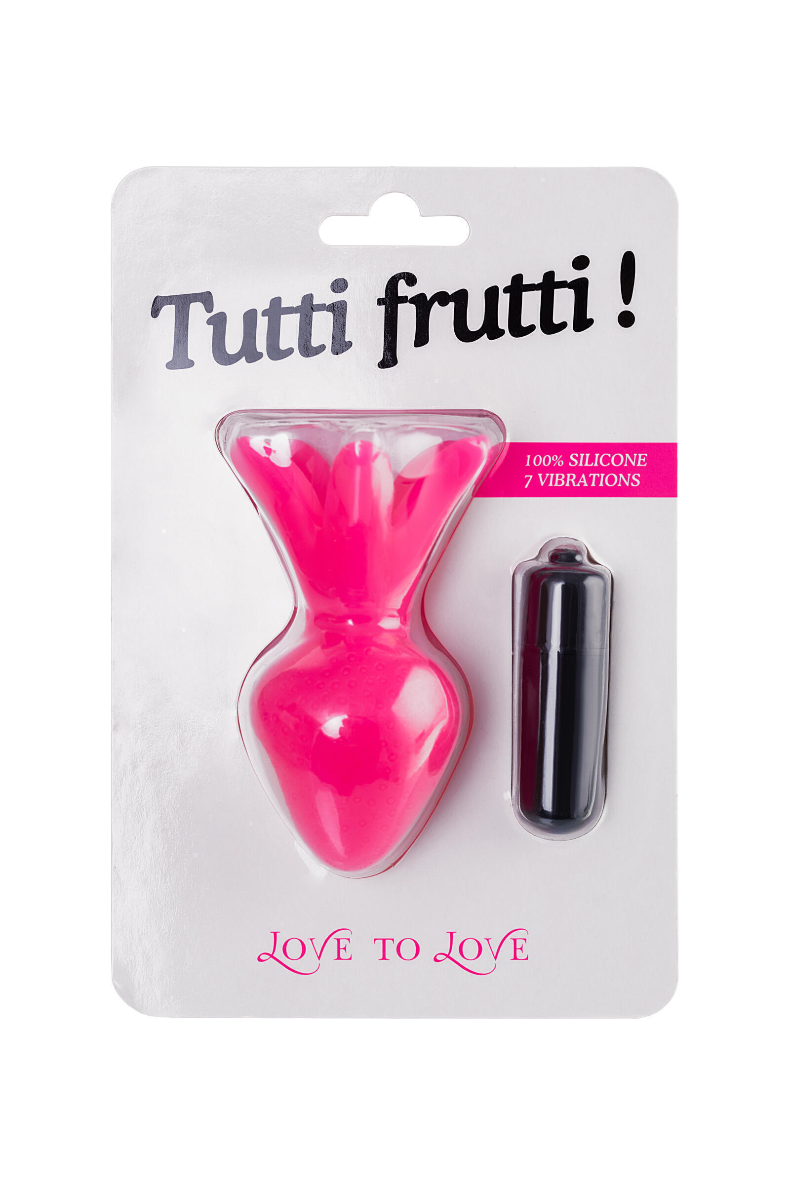 Анальная пробка-стимулятор клитора Love to Love Tutti Frutti, розовый