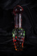 Фаллоимитатор Sexus Glass двусторонний, разноцветный, 17,5 см