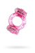 Эрекционное кольцо Toyfa с двойной вибрацией, розовое