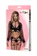 Комплект Candy Girl Charlotte (бюстгальтер, стринги и болеро) черные, OS