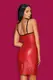 Сорочка Obsessive Redella dress Red, Красный, S/M