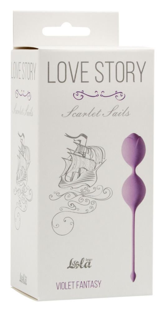 Вагинальные шарики Lola Games Love Story Scarlet Sails, фиолетовый