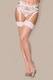 Чулки Obsessive S 800 stockings Ecru, S/M