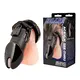 Пояс верности с замком BlueLine Acrylic See-Thru Chastity Cage, черный