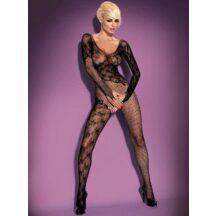 Боди Obsessive Bodystocking F210, размер S/M, цвет черный