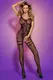 Боди Obsessive Bodystocking F213, размер S-L, цвет черный
