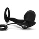 Вибропробка с эрекционным кольцом b-Vibe Vibrating Snug & Tug XL, черная