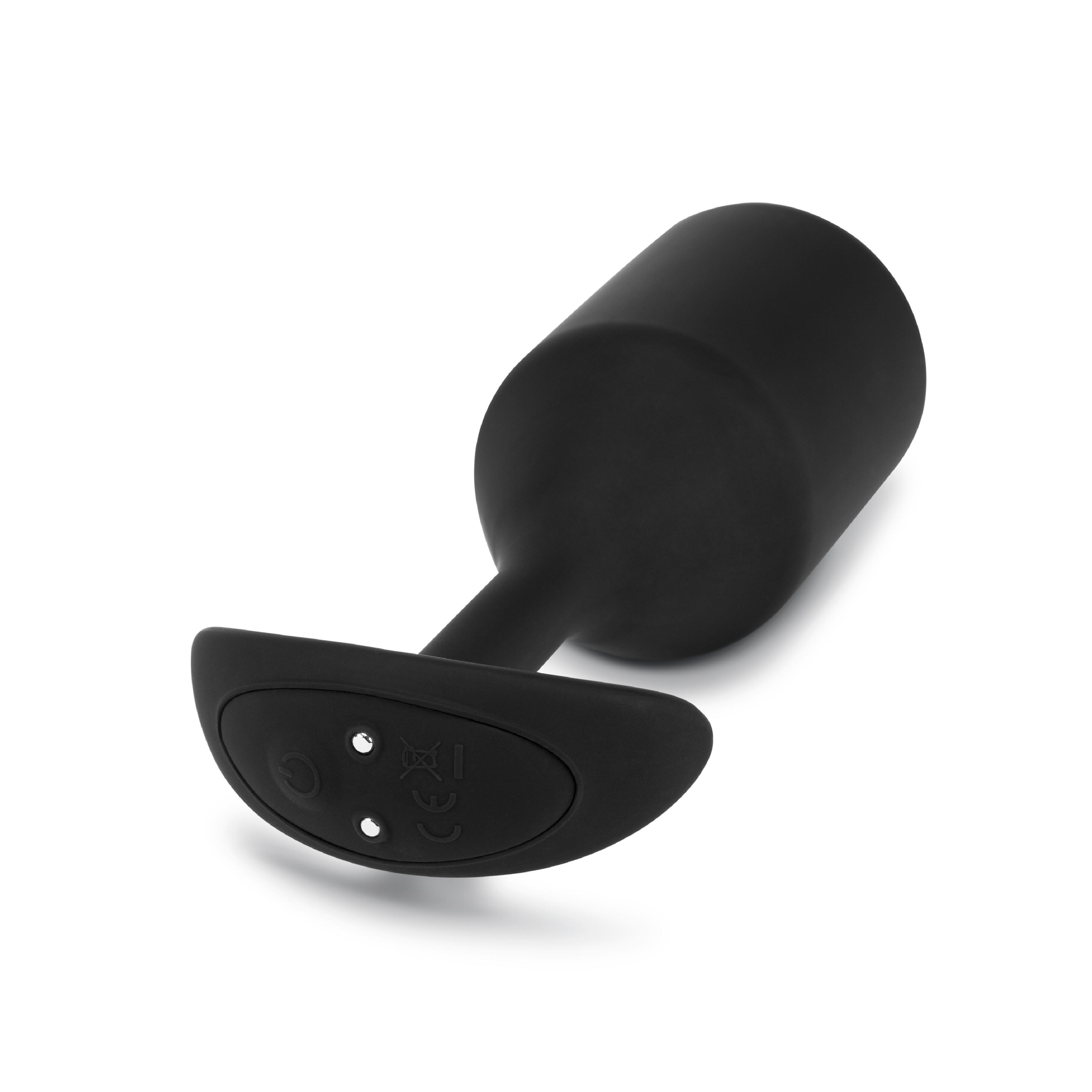 Вибропробка для ношения B-Vibe Vibrating Snug Plug 5, черная