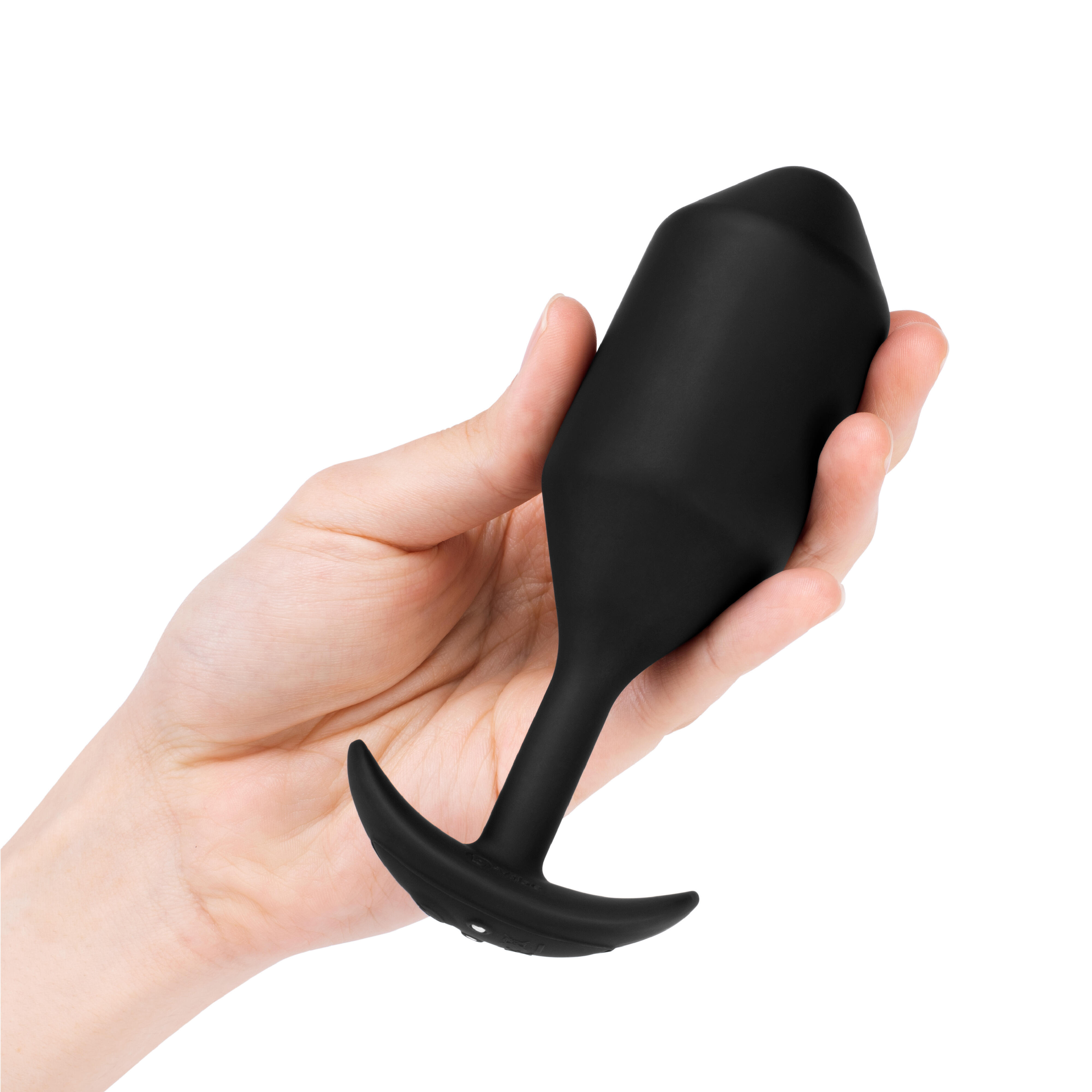 Вибропробка для ношения B-Vibe Vibrating Snug Plug 5, черная