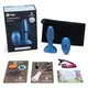 Анальная римминг-пробка b-Vibe Rimming Petite Limited Edition с пультом ДУ, синяя