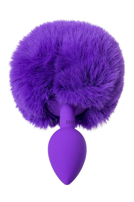 Анальная пробка с хвостом Toyfa ToDo Sweet bunny, фиолетовый от IntimShop