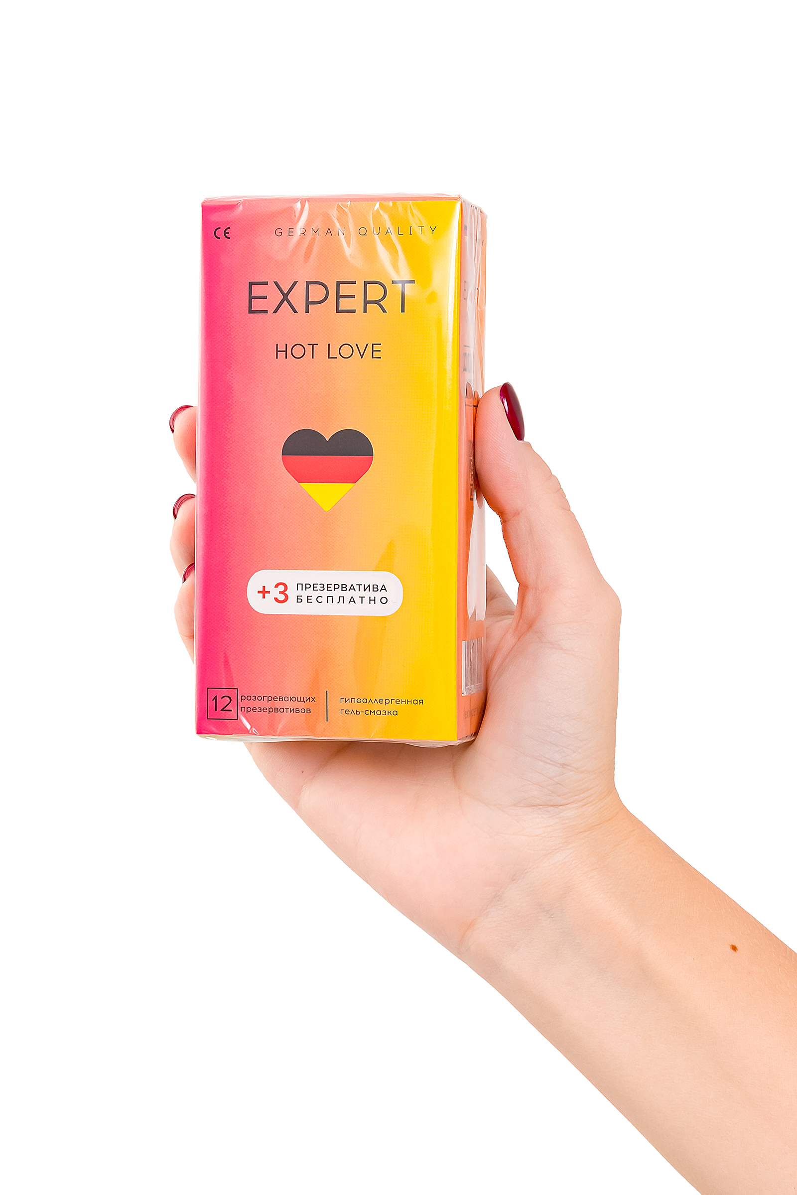 Презервативы с разогревающим эффектом Amor Expert Hot Love, 12 шт + 3 шт